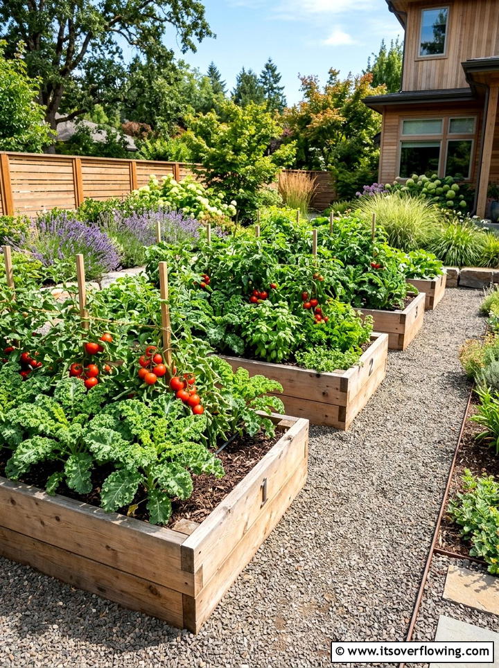 Rectangular raised garden bed - 25 creative garden ideas with geometric beds