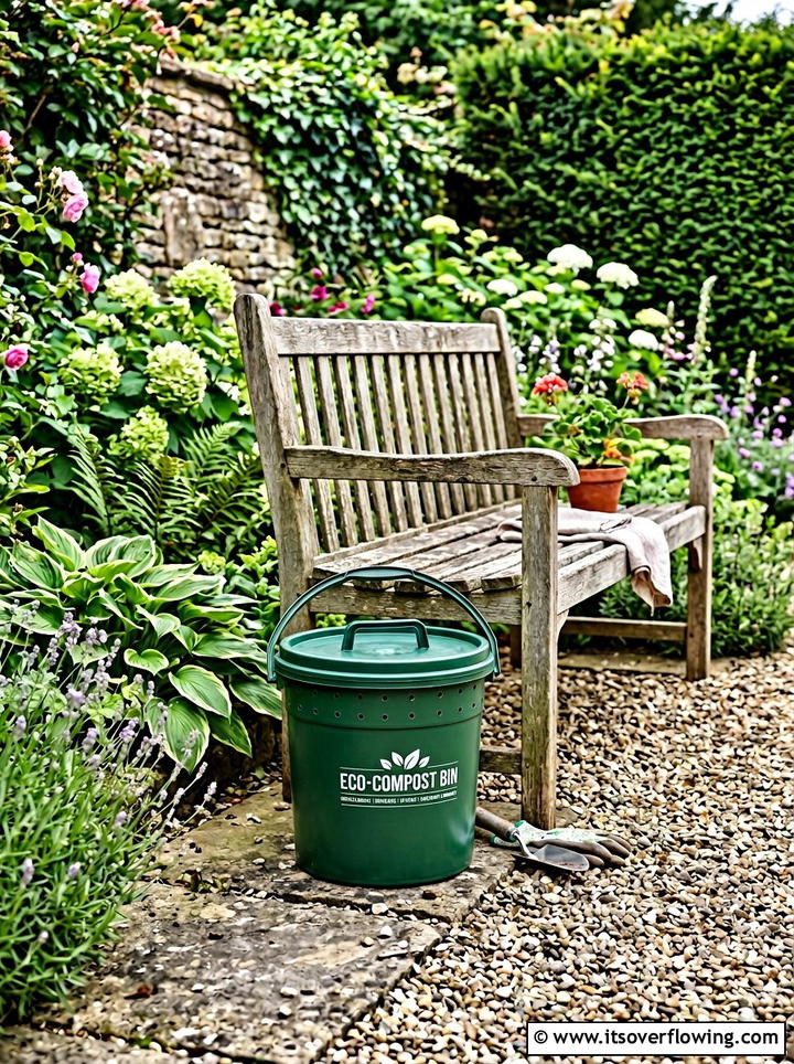 Recycled Bucket Compost Bin - 25 recycled garden ideas with buckets