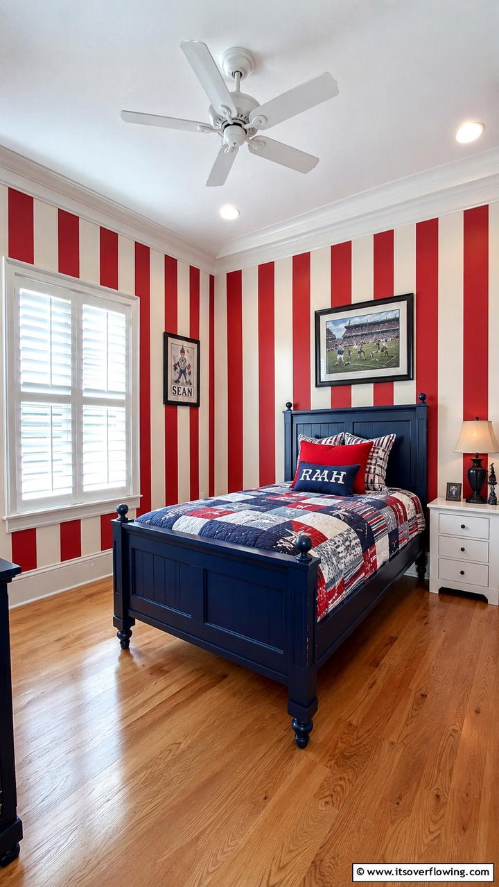 Red Wallpaper for a Dramatic Effect - 20 Red Boy Room Ideas for a Fun and Energetic Space