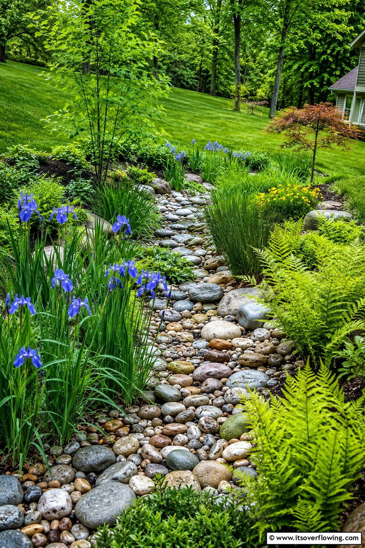Relaxing Rain Garden - 30 Sensory Garden Ideas to Engage All Five Senses
