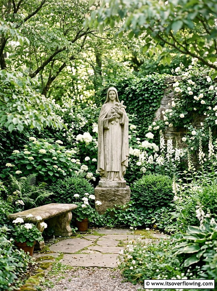 Religious garden statues - 25 garden decor ideas with statues