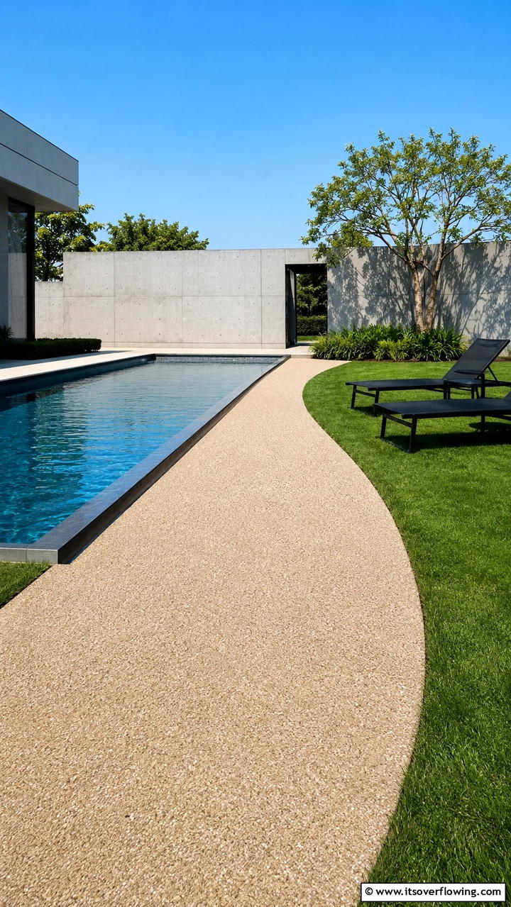 Resin Bound Gravel Paths - 20 Pool Walkway Ideas for a Stunning Backyard
