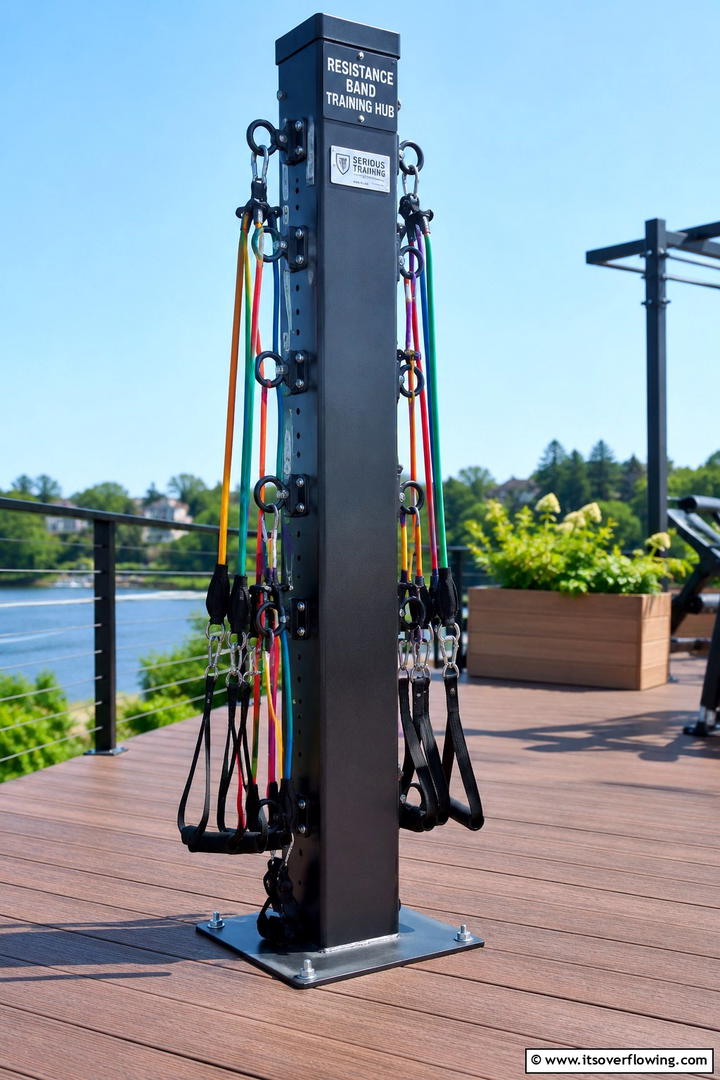 Resistance Band Training Hub - 30 Outdoor Gym Ideas to Create a Fresh Air Fitness Zone