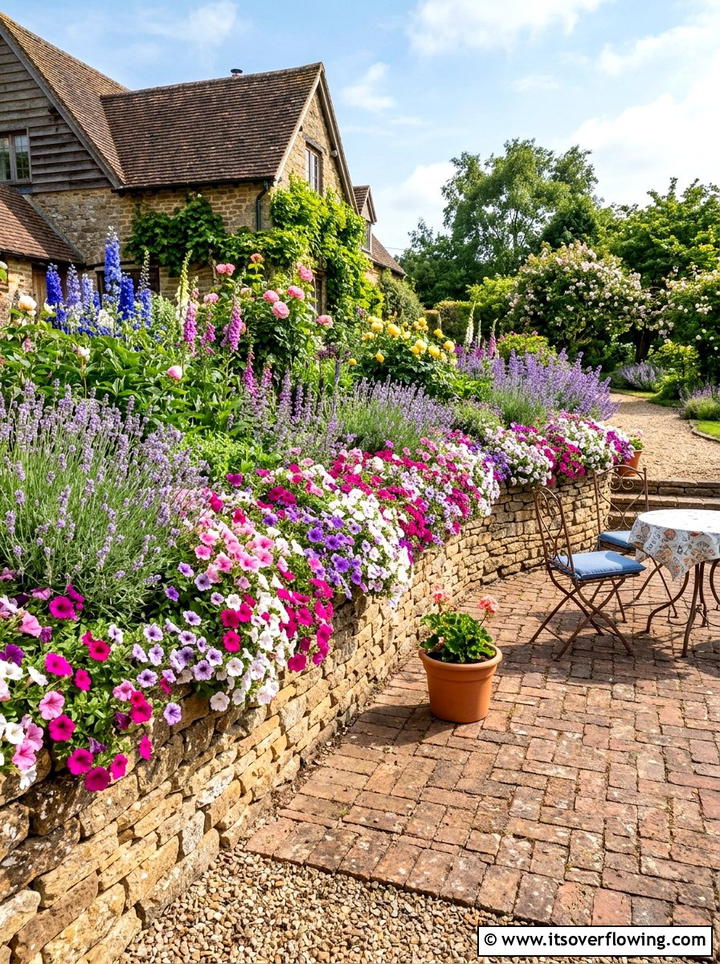 Retaining Wall With Flower Bed - 25 backyard ideas with retaining wall