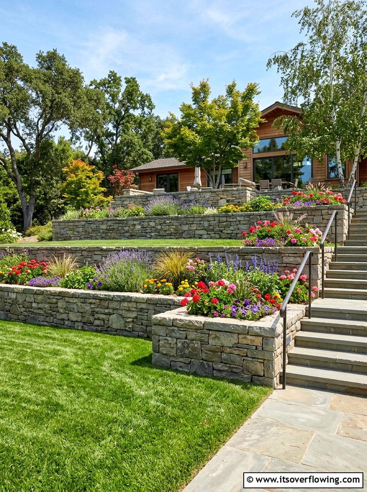 Retaining Walls - 25 backyard ideas for year round use