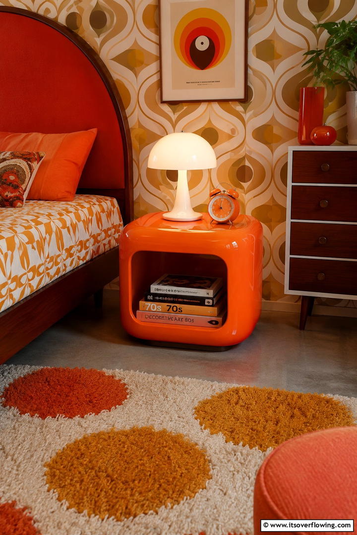 Retro Pop Nightstand - 30 Nightstand Decor Ideas to Enhance Your Bedroom Style
