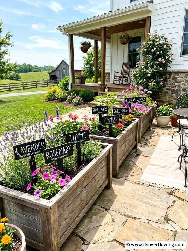 Reusable Chalkboard Plant Stakes - 25 garden ideas with plant markers