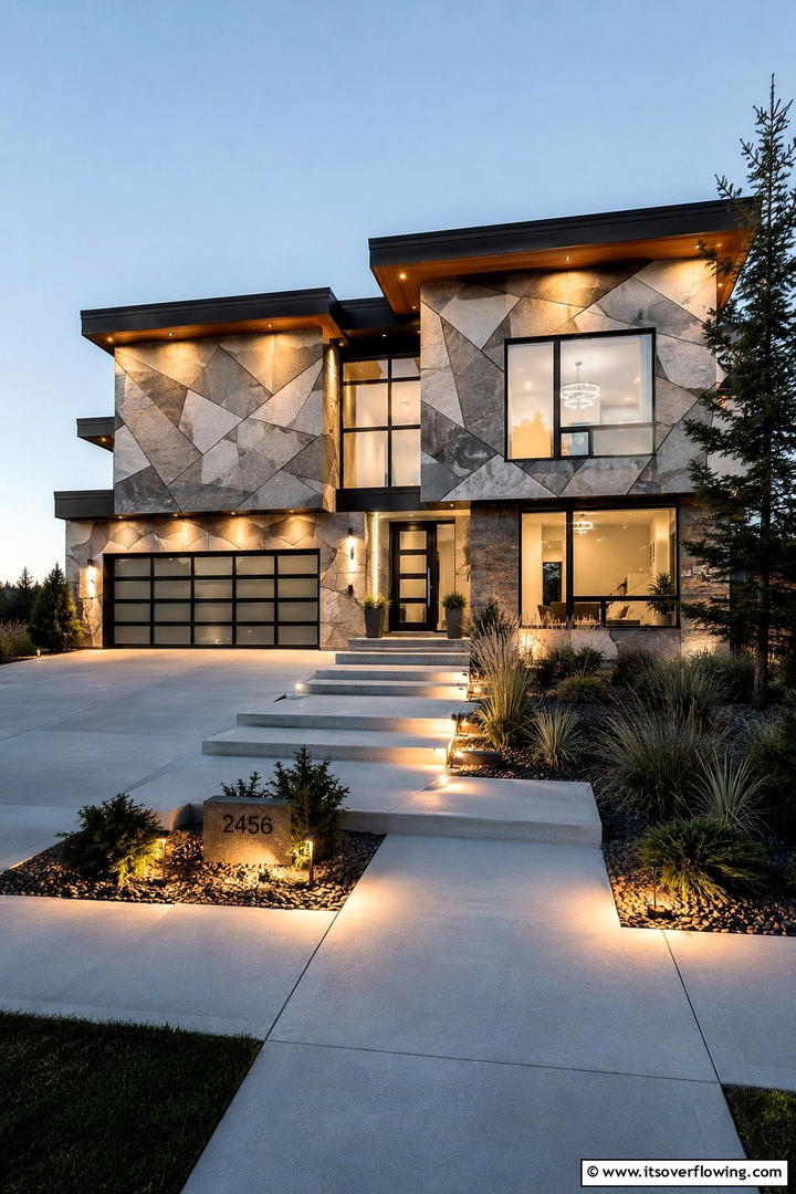 River Rock Serenity - 30 Exterior Stone Types for Rustic to Modern House Designs