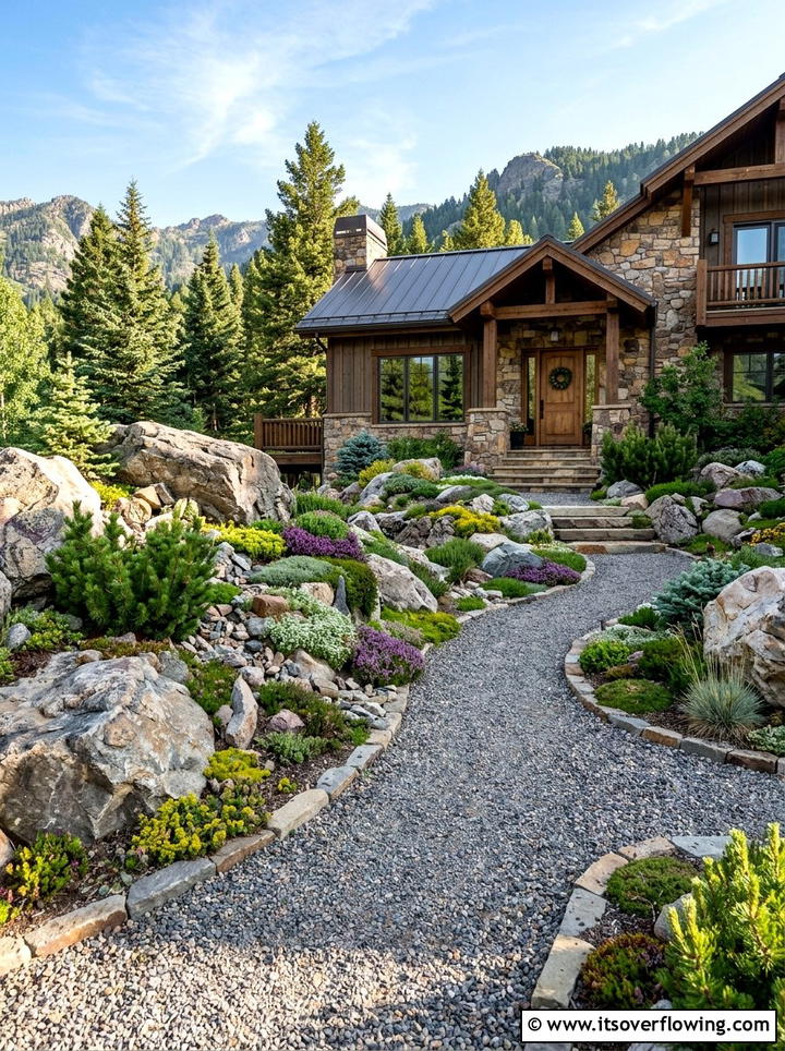 Rock Front Garden - 25 garden design ideas for front gardens
