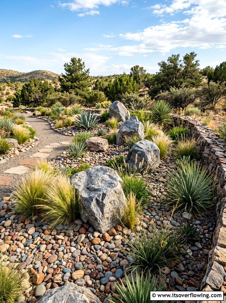 Rock Garden - 25 creative garden ideas for side yards