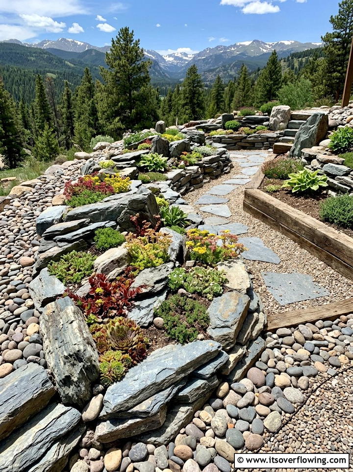 Rock Garden - 25 garden ideas for dry climate