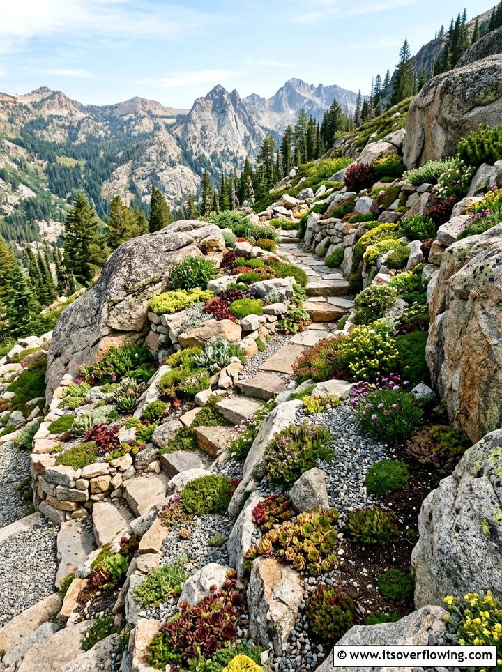 Rock Garden - 25 garden ideas for sloped yards