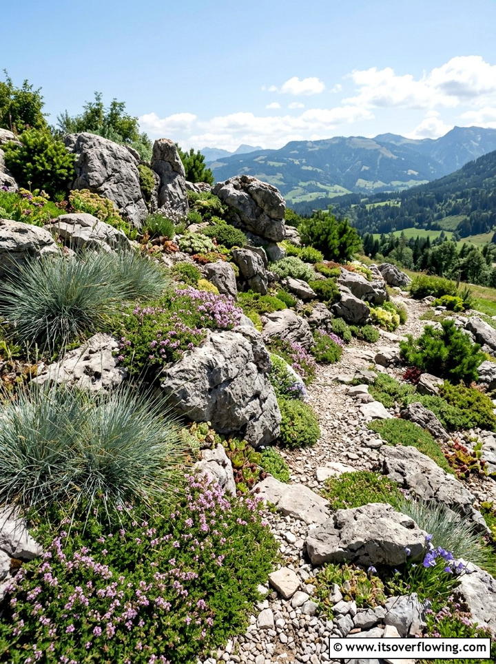 Rock Garden - 25 backyard ideas with drought tolerant plants