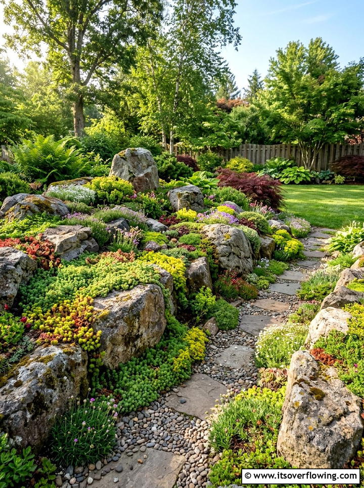Rock Garden Landscaping - 25 backyard ideas with low maintenance plants