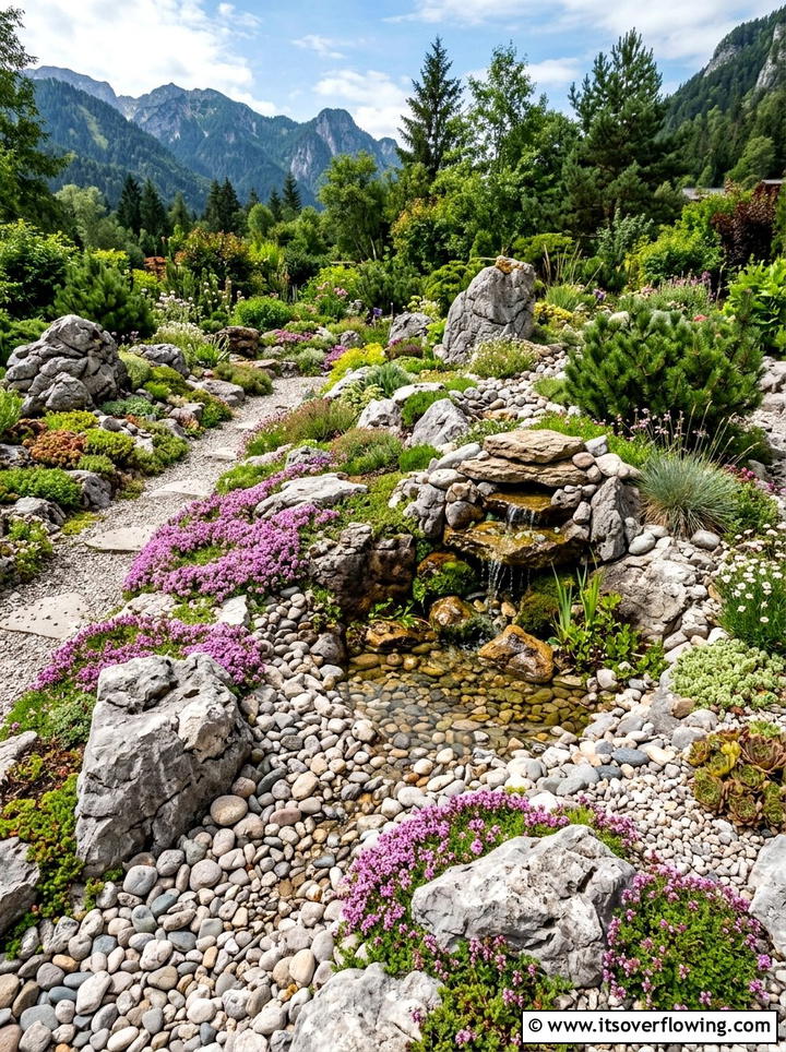 Rock Garden Layout - 25 garden ideas low maintenance