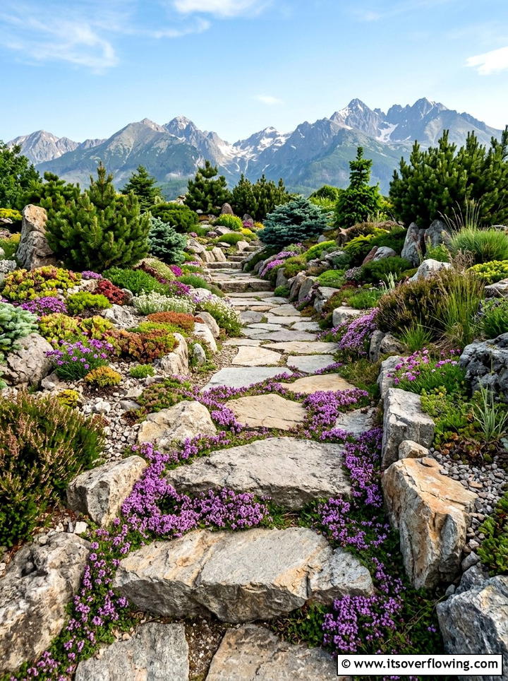 Rock Garden Path - 25 garden ideas for front yards