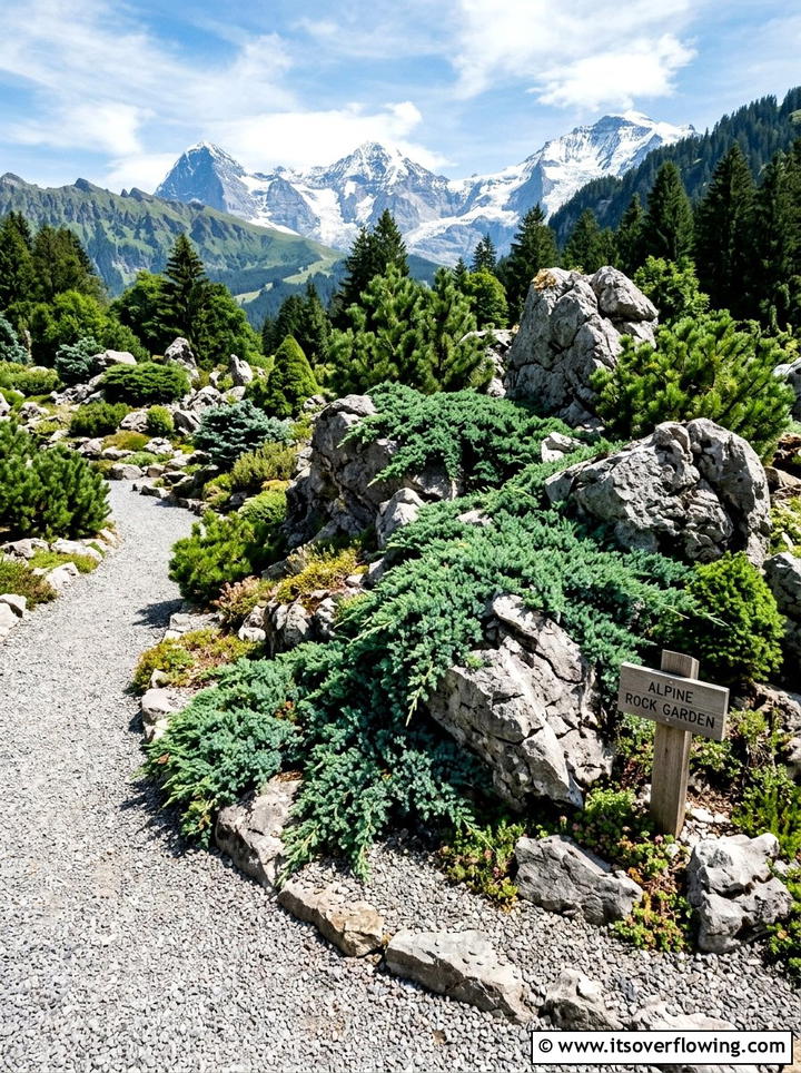 Rock Garden With Evergreens - 25 garden ideas with evergreens
