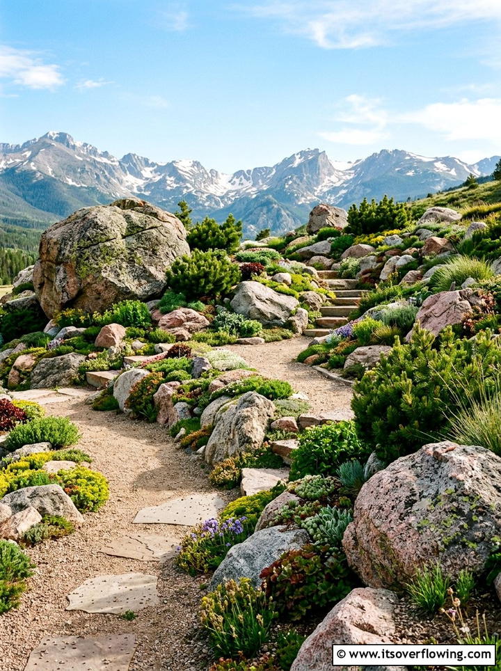 Rock garden landscape - 25 garden ideas for windy areas