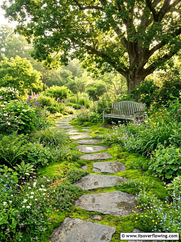 Rock garden path - 25 garden ideas with rocks