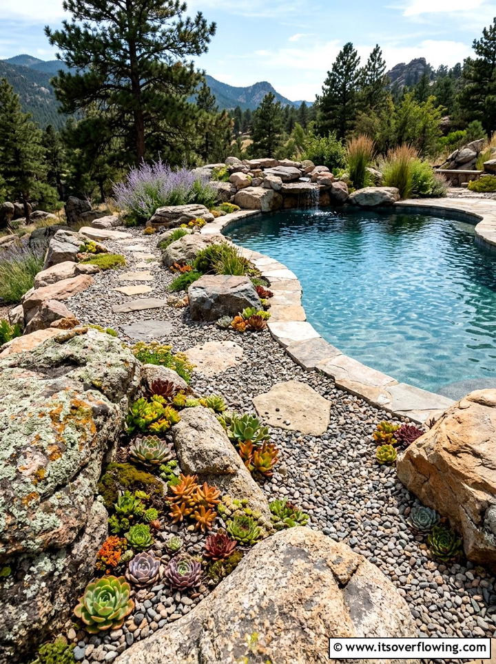 Rock garden pool surrounds - 25 garden design ideas for pool areas