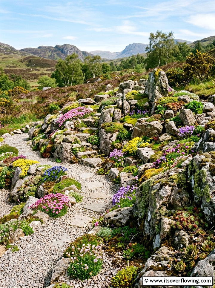 Rockery - 25 small garden ideas with no lawn