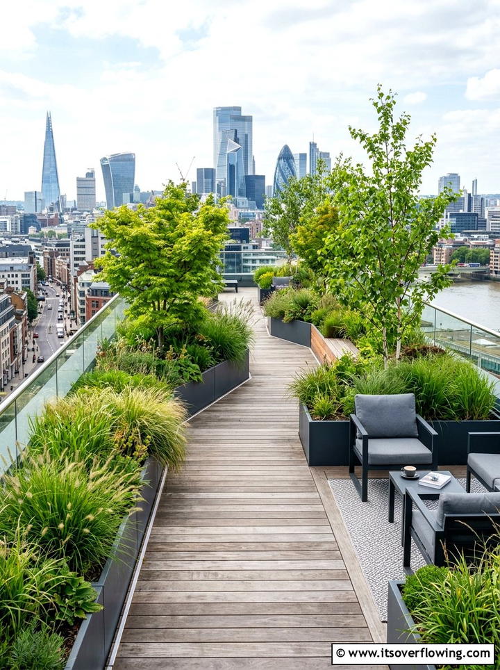 Rooftop Green Space - 25 creative garden ideas with sustainable landscaping