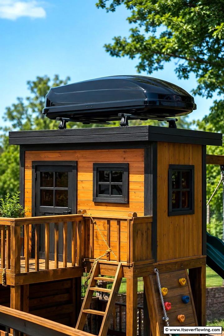 Rooftop Storage Units - 30 Outdoor Toy Storage Ideas to Keep Your Yard Clutter-Free