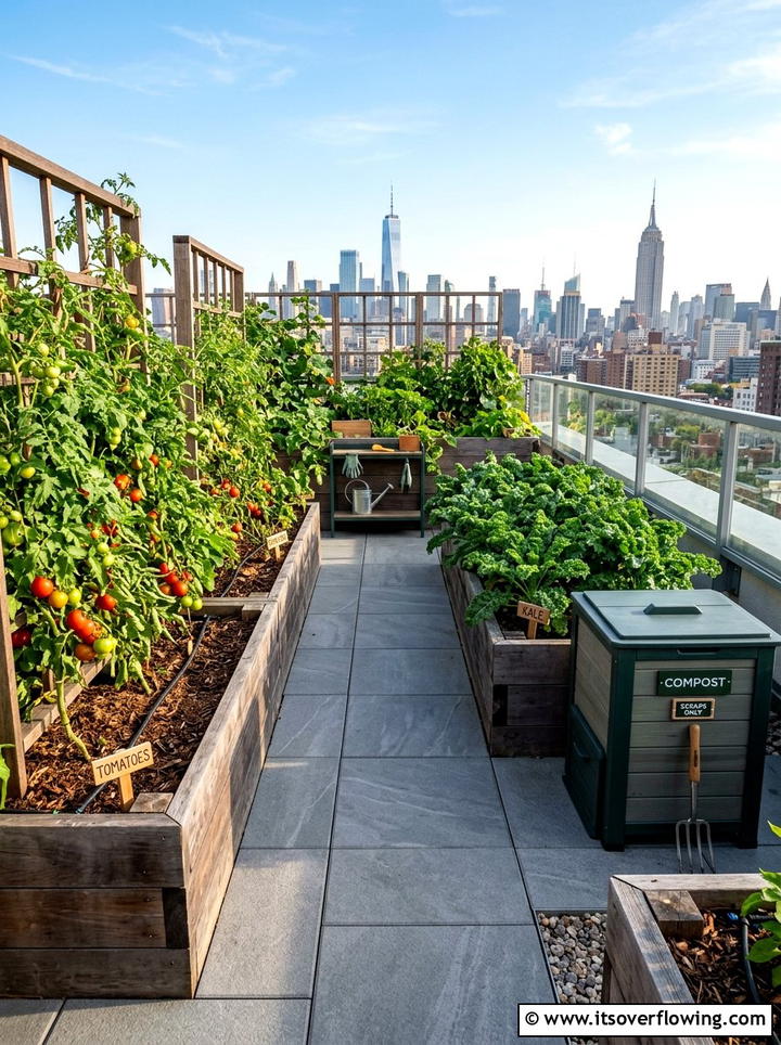 Rooftop Urban Farm - 25 creative garden ideas for rooftops