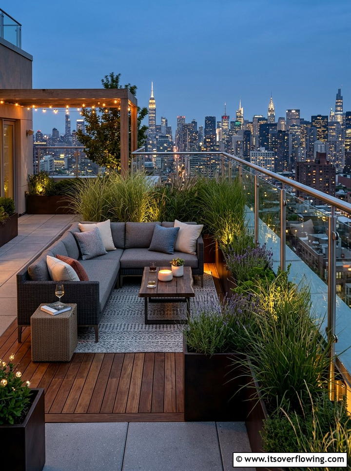 Rooftop garden room - 25 garden design ideas with outdoor rooms