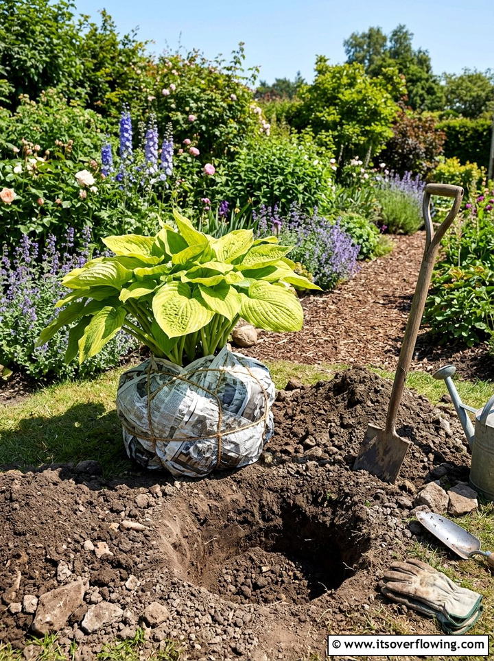 Root ball burlap alternative - 25 recycled garden ideas with newspapers
