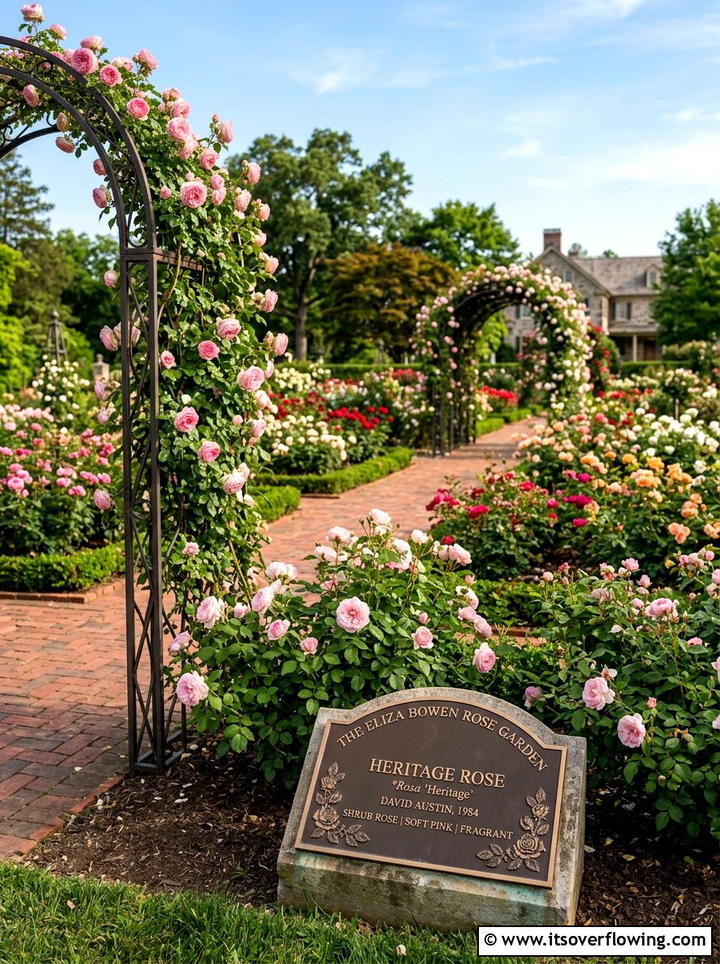 Rose Garden Marker - 25 creative garden ideas with personalized signs