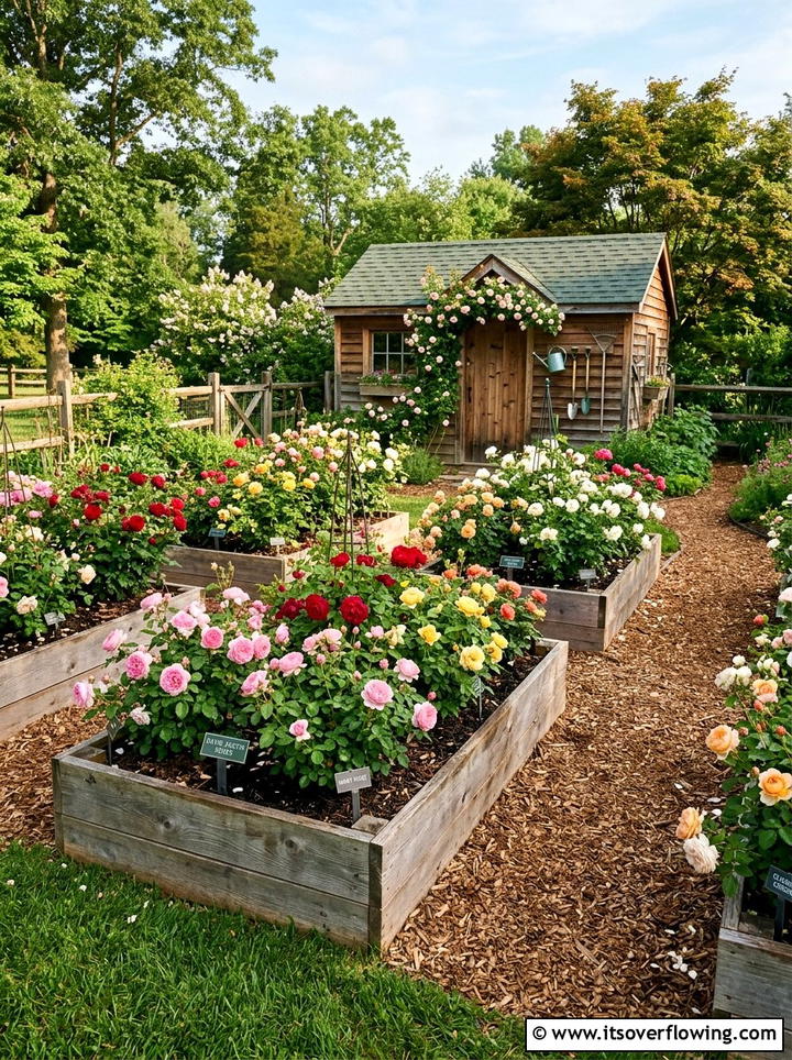 Roses In Raised Beds - 25 garden ideas with roses