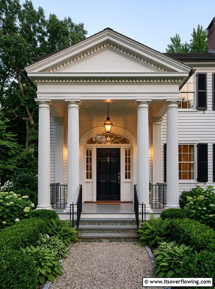 Round Fluted Column Front Porch - 25 front porch ideas with columns