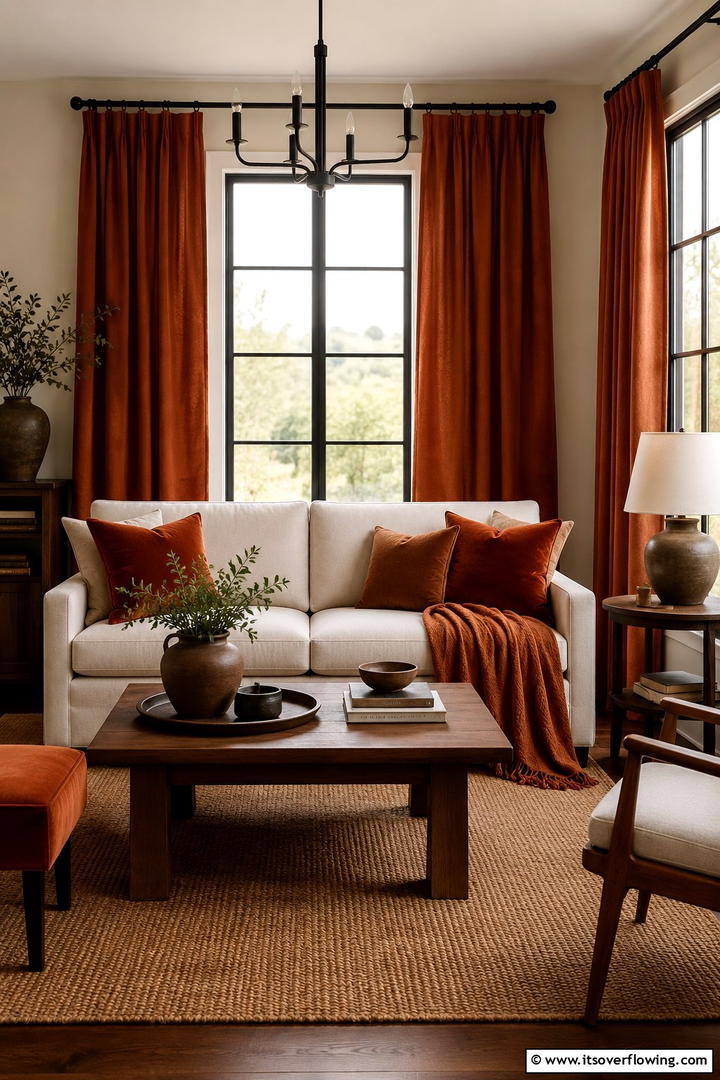 Rust Colored Textiles - 50 Fall Decor Trends 2025 to Inspire Seasonal Style