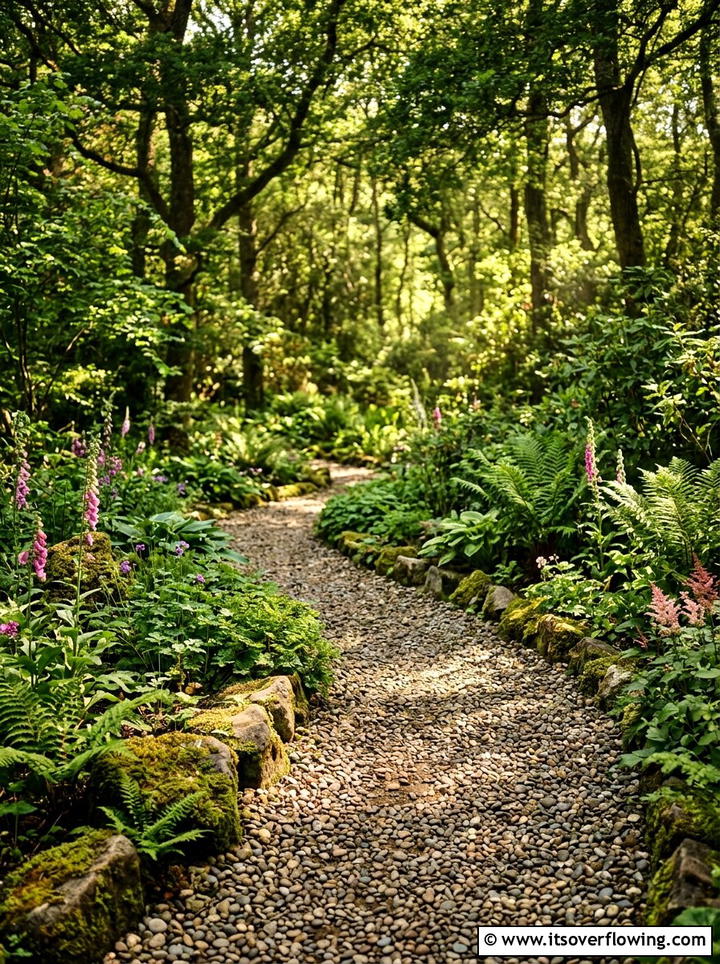 Rustic Gravel Path - 25 backyard ideas with gravel