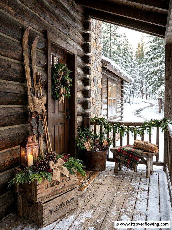 Rustic Winter Porch Decor - 25 front porch ideas with winter decor