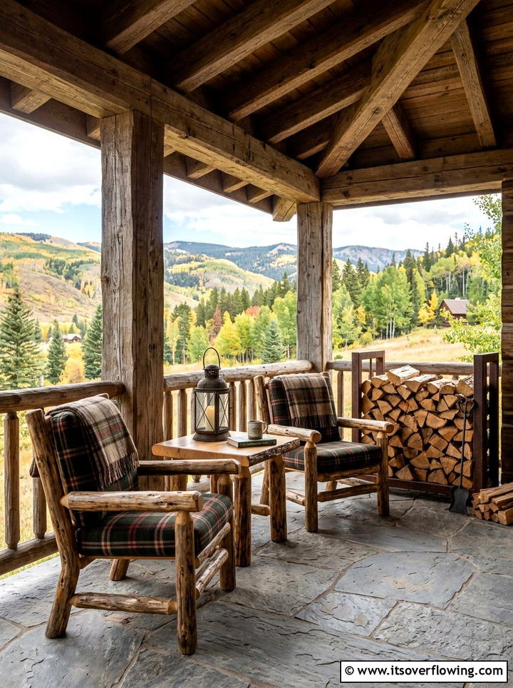 Rustic Wood Porch Decor - 25 front porch ideas for large porches