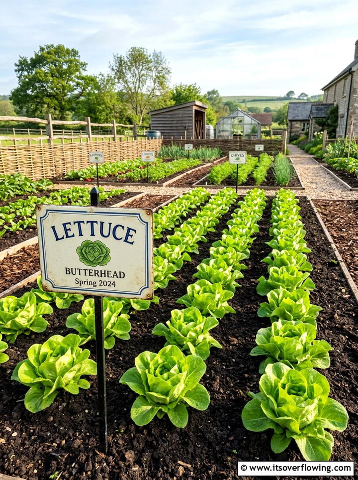 Rustic Wooden Welcome Sign - 25 garden ideas with garden signs