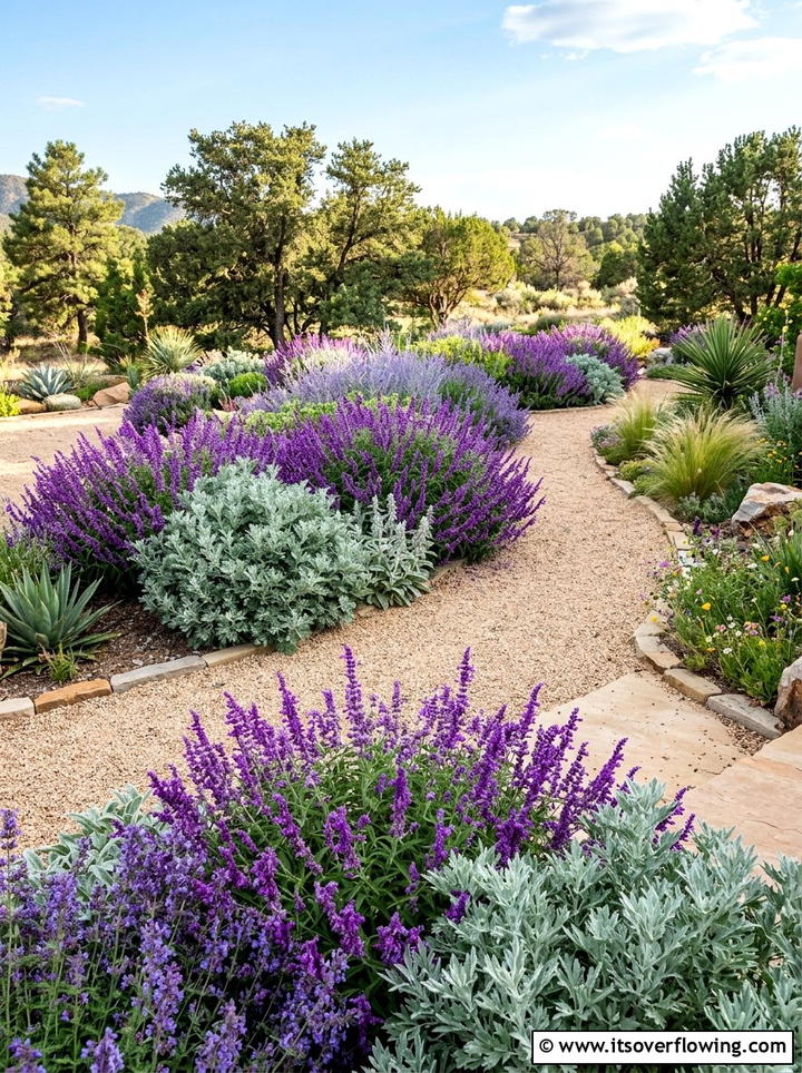 Sage Brush Garden - 25 garden ideas for dry climate