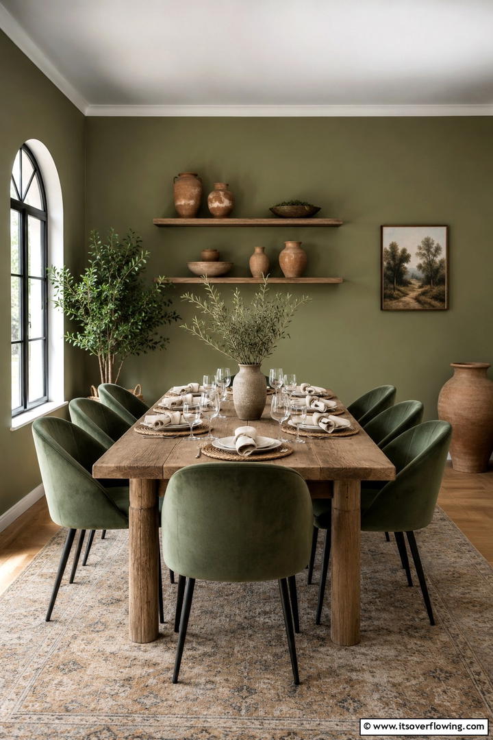 Sage Green Dining Room - 50 Fall Decor Trends 2025 to Inspire Seasonal Style