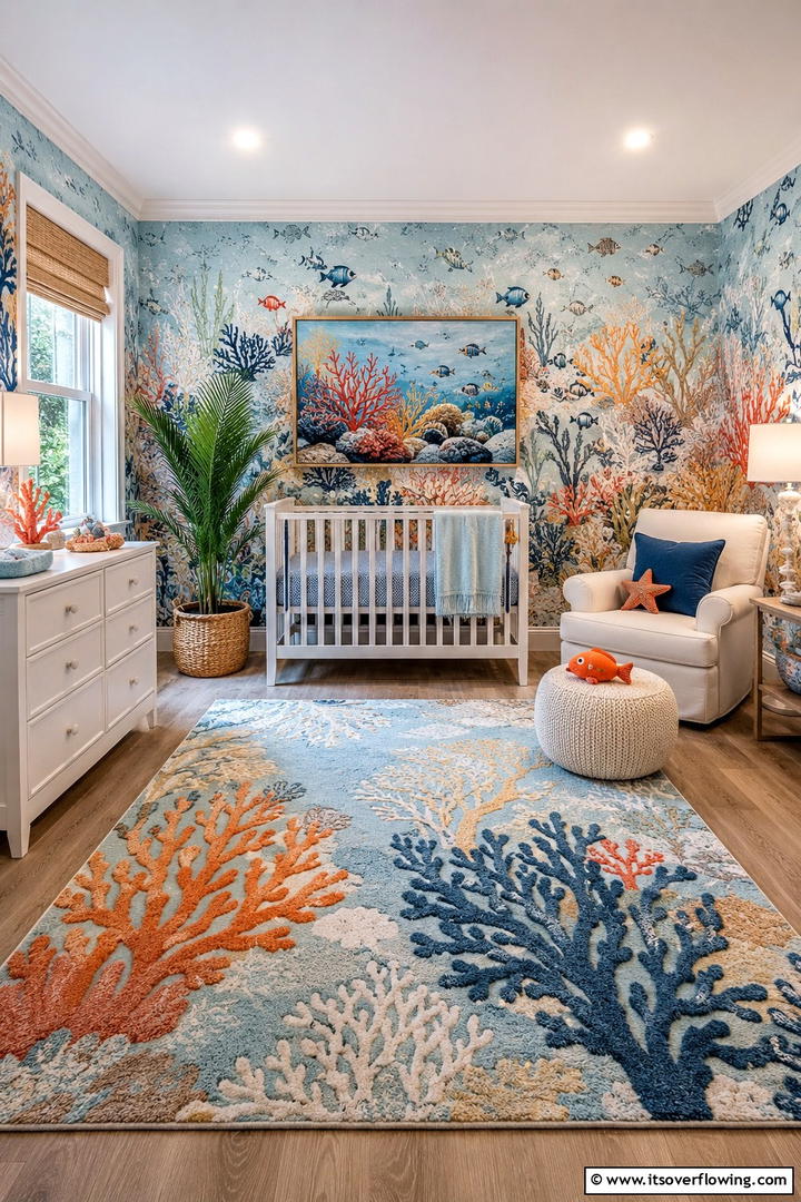 Saltwater Soothing - 30 Ocean-Themed Nursery Ideas for a Serene Baby Room