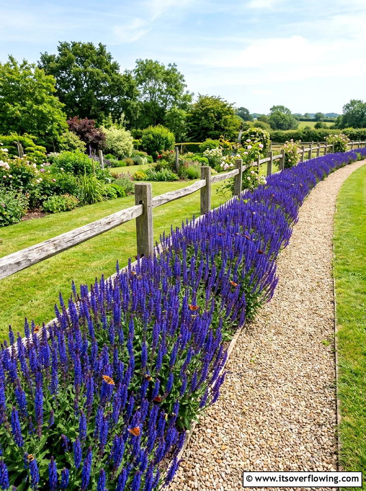 Salvia butterfly border - 25 garden ideas for butterflies