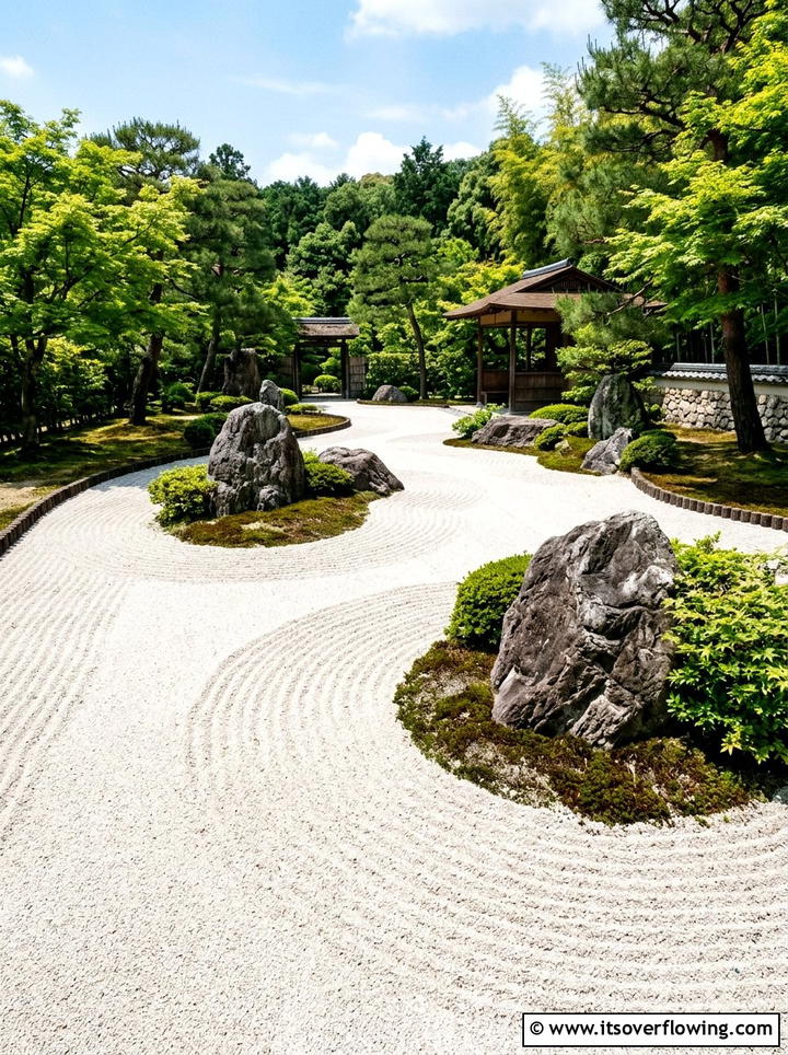 Sand Garden Path - 25 cheap garden ideas with pathways