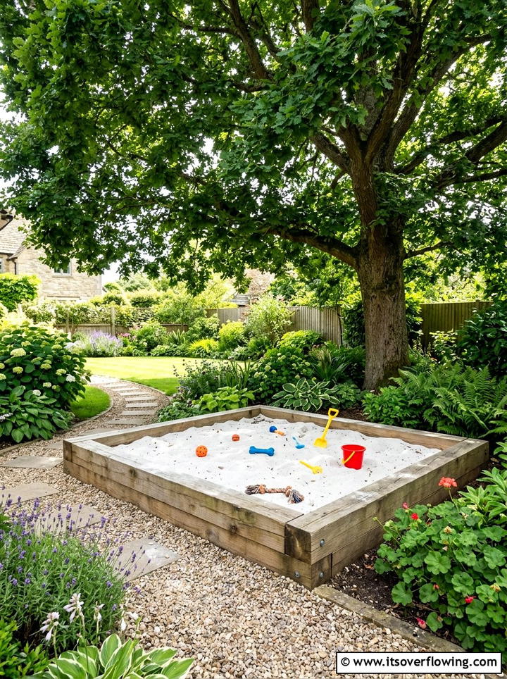 Sand pit for digging - 25 garden ideas for pets
