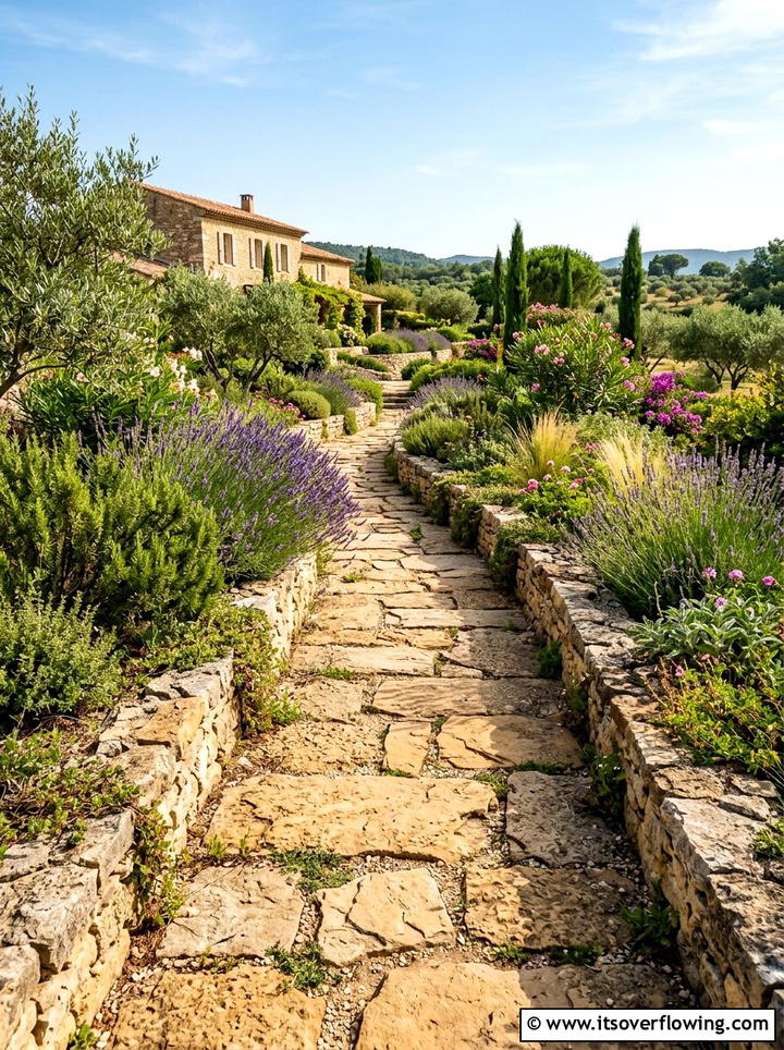 Sandstone Garden Path - 25 garden ideas with pathways