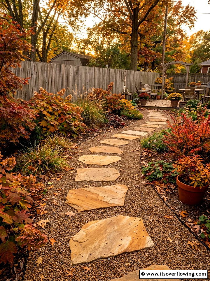 Sandstone Garden Stepping Stones - 25 backyard decorating ideas with stepping stones