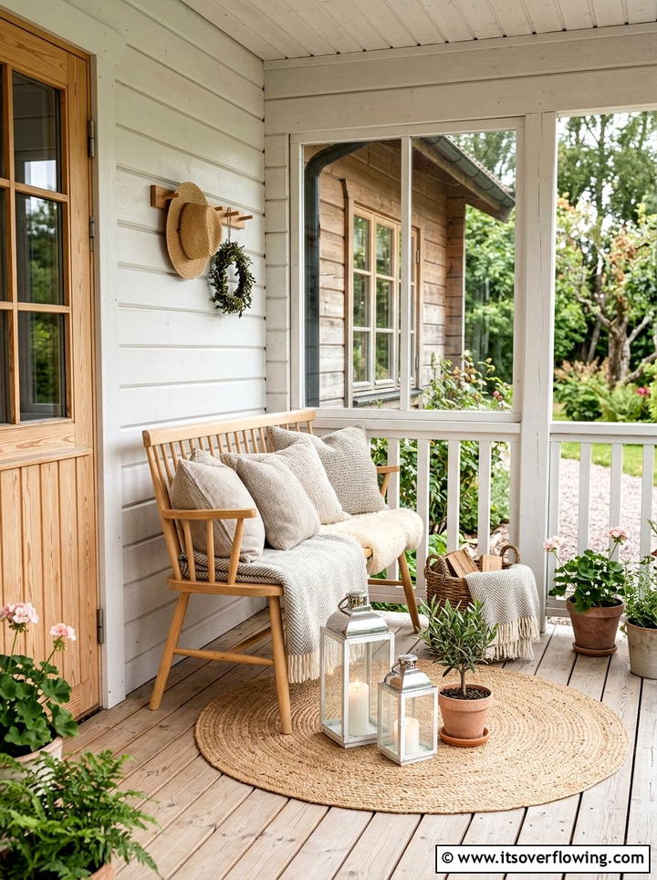 Scandinavian Porch Decor - 25 front porch ideas for year round style