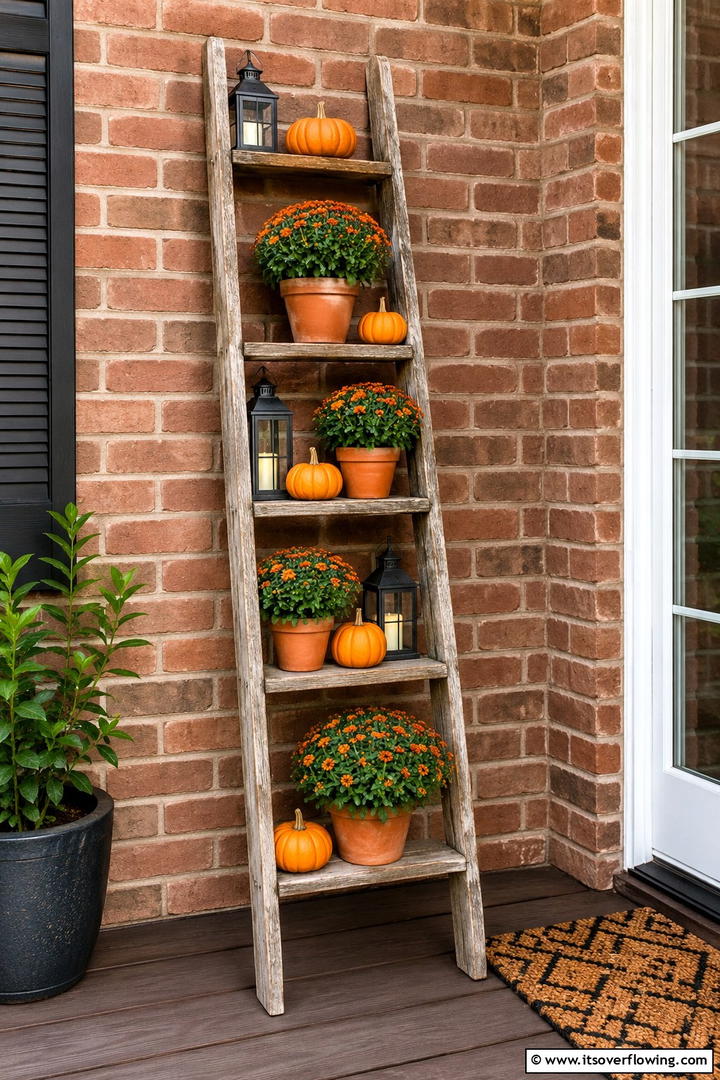 Scarecrow Welcome Scene Porch - 50 Fall Porch Decor Ideas for Welcoming Outdoor Spaces