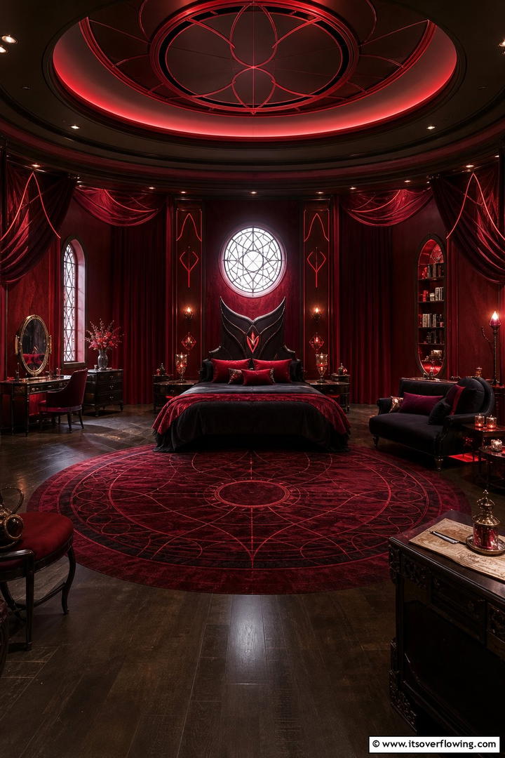 Scarlet Witchs Enchanted Realm - 20 Marvel Bedroom Ideas for Superhero Fans