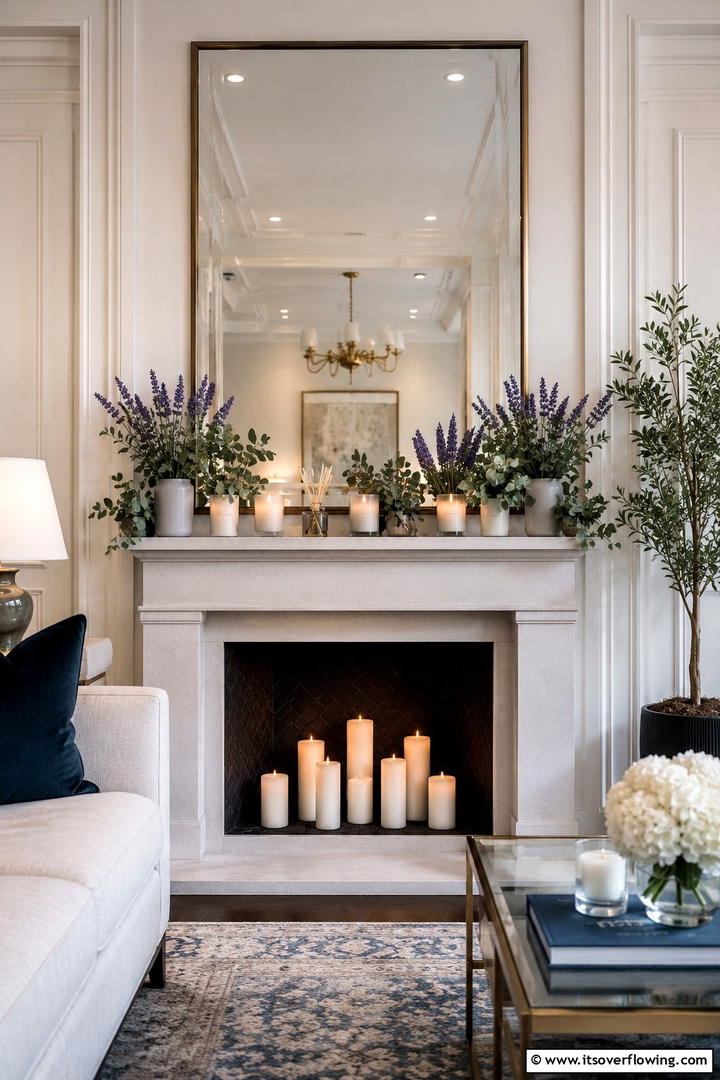 Scented Decor Elements - 30 Spring Mantel Decor Ideas for Fresh Seasonal Style